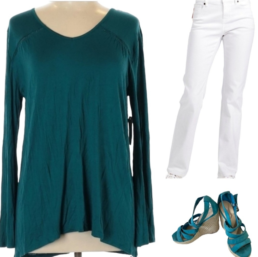 Teal Long Sleeve Tunic